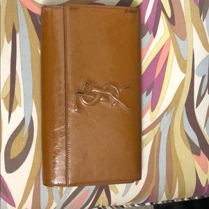 Authentic Ysl envelope clutch slight stains front